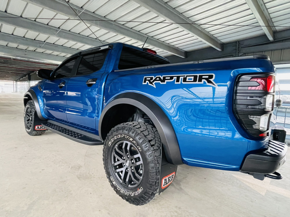 Ford raptor 2019 màu xanh chay lướt - 4