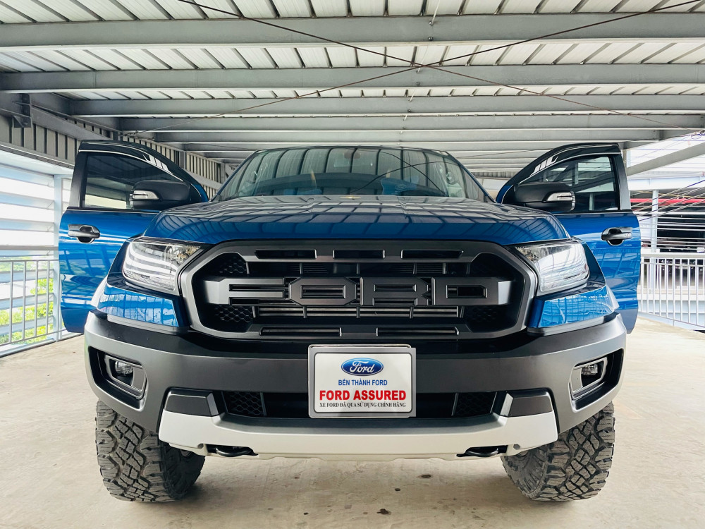 Ford raptor 2019 màu xanh chay lướt - 1